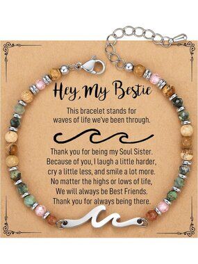 Unique Friendship Bracelet for Women, Perfect Birthday & Christmas Gift, Bestie
